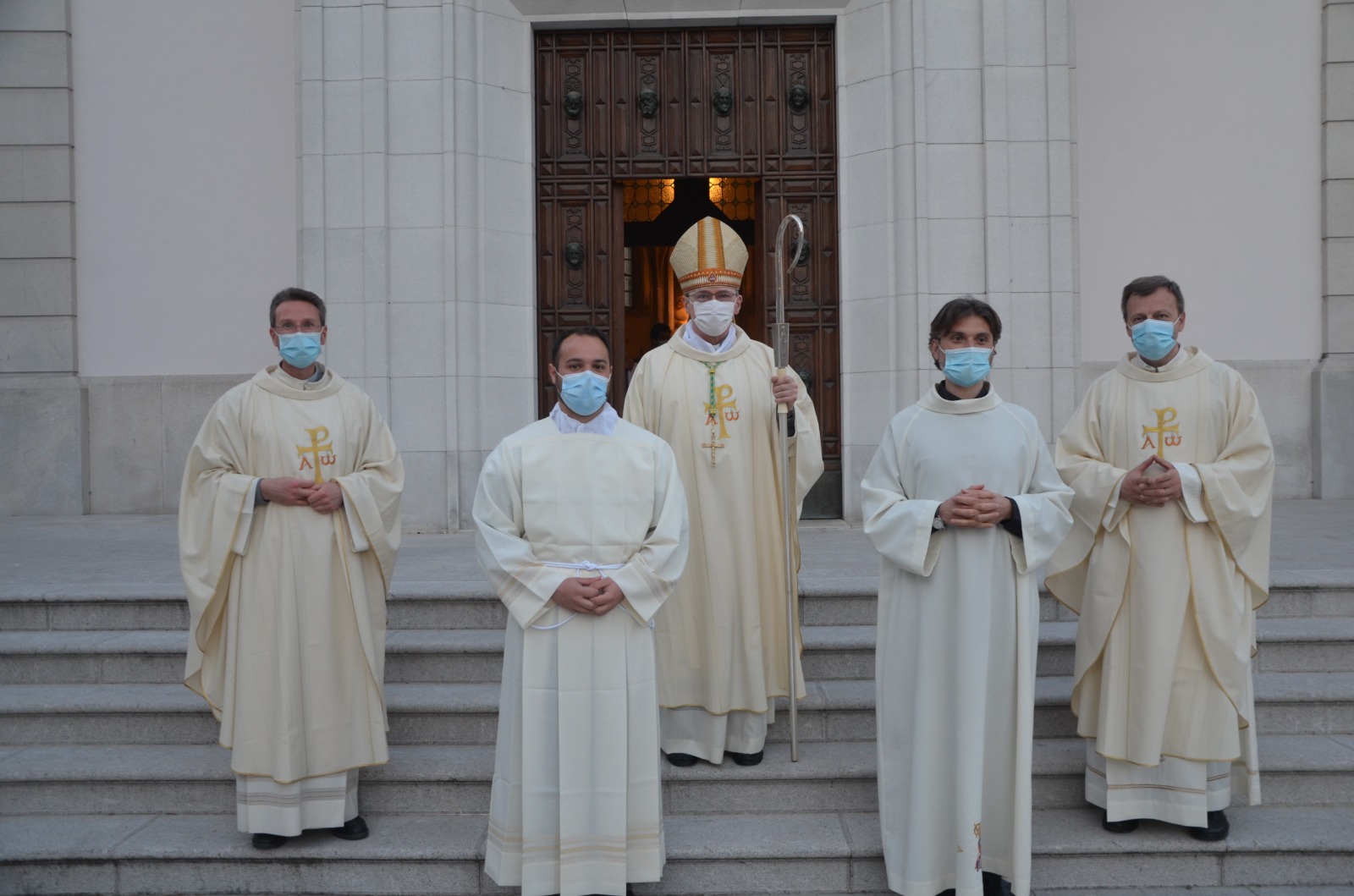 Immagine per Celebrazione in cattedrale a Gorizia, Matteo Marega e Manuel Millo hanno ricevuto i ministeri